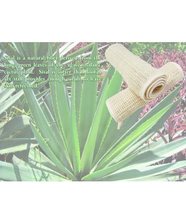 Extra Long Double-Sided Exfoliating Loofah Body Scrubber for Men & Women - Deep Clean Shower Towel - Buy Online on GoSupps.com