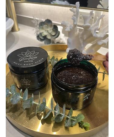 Shop Colombian Coffee Body Scrub with Organic Almond Oil - Reduce Cellulite Hydrate & Rejuvenate Skin | International Shipping - Buy Online on GoSupps.com