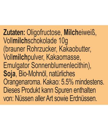 Seitenbacher Protein Bar Orange - 27% Protein Gluten-Free & Glycerine-Free | 12-Pack (12x60g) - Buy Online on GoSupps.com