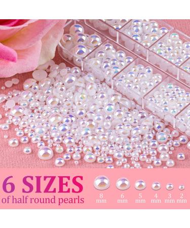 4800 Pcs Flat Back Rhinestone & Pearls Kit - Nail Art & Craft Supplies with Pickup Pencil and Tweezer - Buy Online on GoSupps.com
