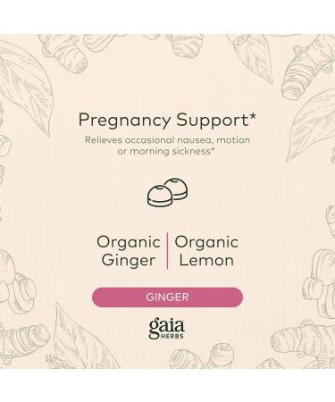 Buy Gaia Herbs Nausea Organic Gummies Vegan Ginger & Lemon Relief for Occasional Nausea 60 Count (30-Day Supply) - International Shipping Available - Buy Online on GoSupps.com