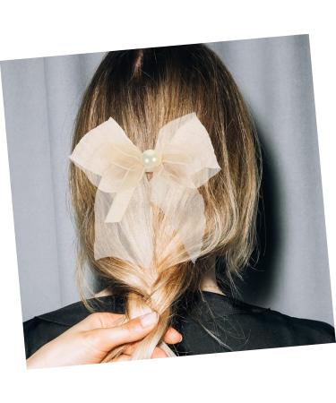 DOITOOL Bow Flower Mesh Lace Hairpin Hair Accessories Girls Hair Bows Girls Bows for Hair Girls Barrettes for Hair Lightweight Hair Clip Ribbon Hair Bows French Toddler Headgear Metal - Buy Online on GoSupps.com