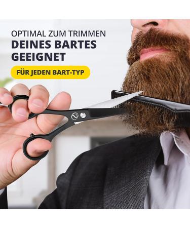Blacksmith Hair Scissors | Professional Hair Cutting Shears for Men & Women | Sharp & Precise Cut | Includes Case | Premium Black Hairdresser Scissors - Buy Online on GoSupps.com