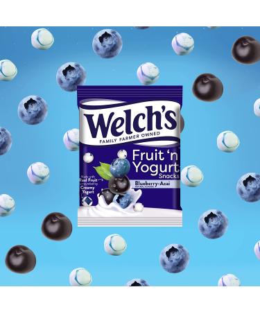Welch's Fruit Snacks Fruit 'n Yogurt Variety Pack - Bulk Pack of 42 Individual 0.7 oz Bags - Strawberry Blueberry Acai & Mango Peach Flavor - Single Serve Snack - Buy Online on GoSupps.com
