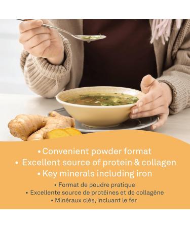 Organika Enhanced Collagen Protein Power Greens - with 16 organic fruits and vegetables & Chicken Bone Broth Powder- Free Range and Vegetarian Fed Chickens- Keto Friendly Nutritional Supplement+ Chicken Bone Powder - Buy Online on GoSupps.com