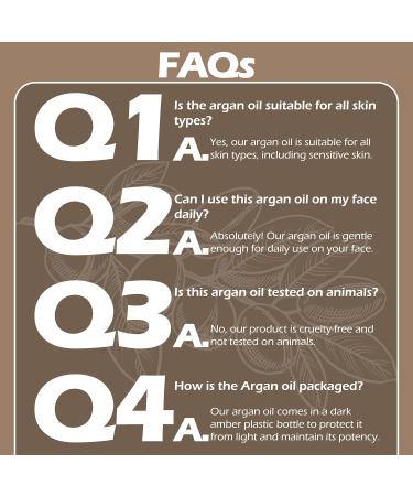 100% Pure Cold Pressed Moroccan Argan Oil 2 oz - Natural Hair Growth & Skin Moisturizer - Buy Online on GoSupps.com