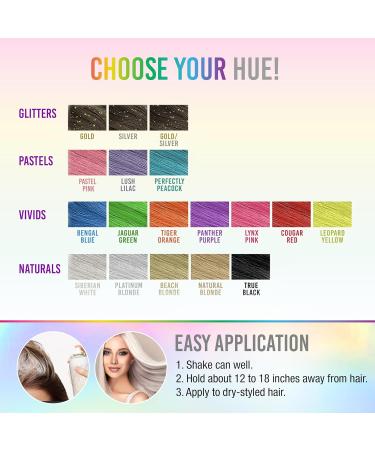 Punky Temporary Hair Color Spray Siberian White Fast-Drying Non-Sticky Non-Damaging Travel Size Hair Dye for Instant Vivid Hair Color 3.5 oz 3.5 Ounce (Pack of 1) Siberian White - Buy Online on GoSupps.com