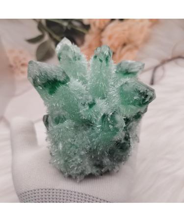 Home Decoration Large Size Green Ghost Phantom Quartz Crystal Cluster Specimen 1pcs Stones kaixun (Size : 600-700g) - Buy Online on GoSupps.com