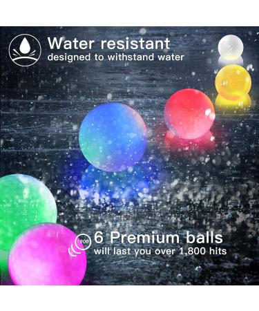 Glow in The Dark Golf Balls - Long Distance LED Night Glowing Colored Balls for Men, Women, and Children (6 Colors) - Buy Online on GoSupps.com