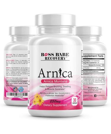 Buy Arnica Montana Capsules (30 Count) - Natural Pain Relief Supplements for International Shipping - Buy Online on GoSupps.com
