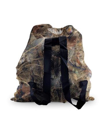 REEKGET Camo Hunting Bags Mesh Decoy Bag Duck Goose Turkey Hunting Back,Large-Capacity Bait Bag,Drake Decoys Bag 1pcs