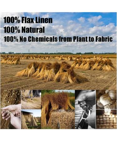 100% Linen 3Pcs Bedding Set Natural Flax Breathable Quilt Cover and Pillowcases Down Cover Soft (Black Twin) - Buy Online on GoSupps.com