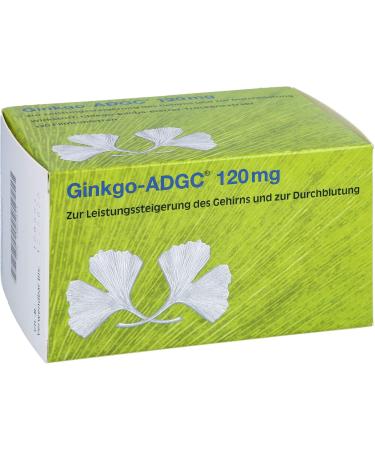 Ginkgo ADGC 120 mg - Enhance Memory & Focus | 120 Coated Tablets | Fast International Shipping - Buy Online on GoSupps.com