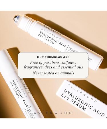 Asterwood Hyaluronic Acid Serum (4 oz) + Hyaluronic Acid Eye Serum - Buy Online on GoSupps.com