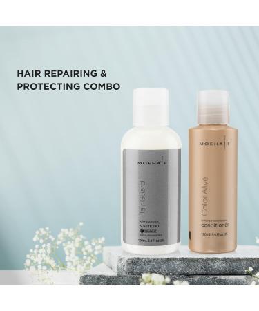 MOEHAIR Hair Guard Shampoo & Color Alive Conditioner - Repair Damaged Hair Protect Color Combat Frizz | Paraben & Sulfate-Free | International Shipping Available - Buy Online on GoSupps.com