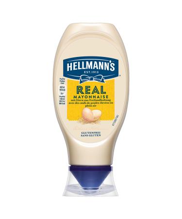 Hellmann's Real mayonnaise (with rapeseed oil ideal as fries and burger sauce and for salad dressings) 2 Pack (2 x 430ml) mayonnaise 430 ml (2 pack)