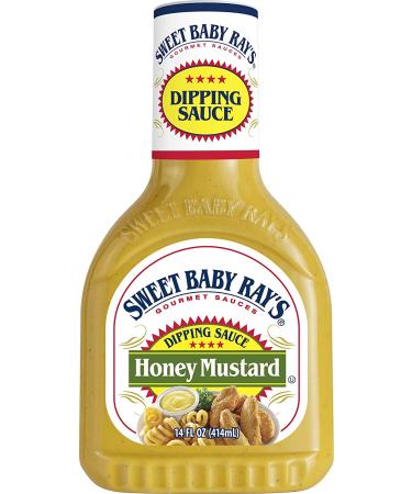 Sweet Baby Ray's Honey Mustard Dipping Sauce - 14 Fl Oz (Pack of 4) - Buy Online on GoSupps.com