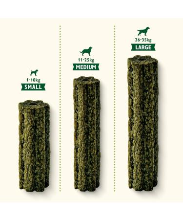 Lily's Kitchen Woofbrush Dental Chew - Natural Dental Sticks for Large Dogs (4 Packs of 7 Chews) Dental Care 329 g (Pack of 4) - Buy Online on GoSupps.com