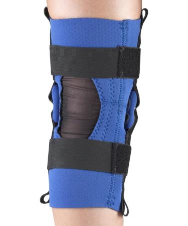 Buy OTC Knee Stabilizer with Hinged Bars - Neoprene Blue 4X-Large | Affordable International Shipping - Buy Online on GoSupps.com