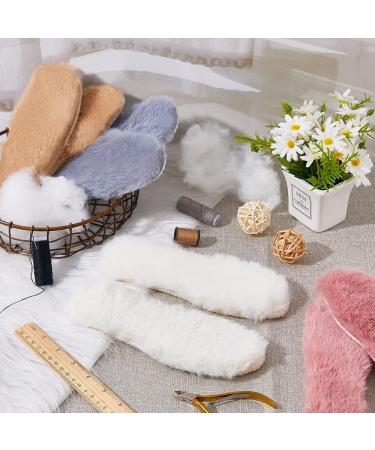 Warm Wool Sheepskin Insoles for Women - 4 Pairs Thick Fuzzy Replacement Inserts for Shoes Boots & Slippers (Size 7 US - Buy Online on GoSupps.com