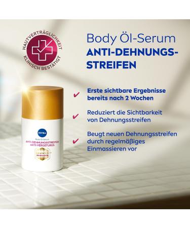 NIVEA Luminous630 Body Oil Serum - Reduces Stretch Marks 48h Moisture 100ml - Buy Online for International Shipping - Buy Online on GoSupps.com
