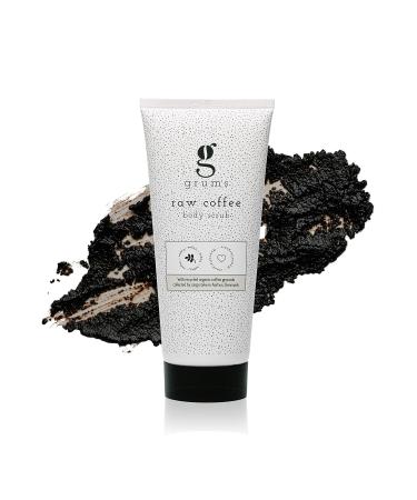 Grums Raw Coffee Body Scrub 200 ml - Natural Exfoliating Scrub for Smooth Skin - International Shipping - Buy Online on GoSupps.com