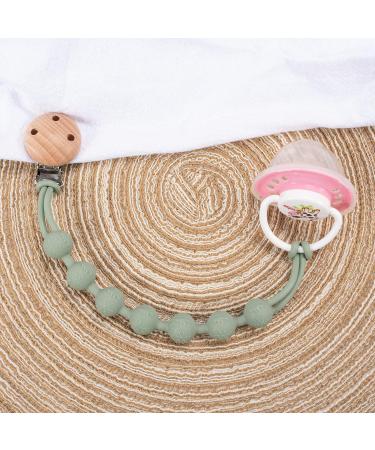 Buy WeSweet BPA Free Silicone Pacifier Chain - Stylish Baby Gifts for Boys & Girls (Green & Purple) - Safe & Durable - Buy Online on GoSupps.com