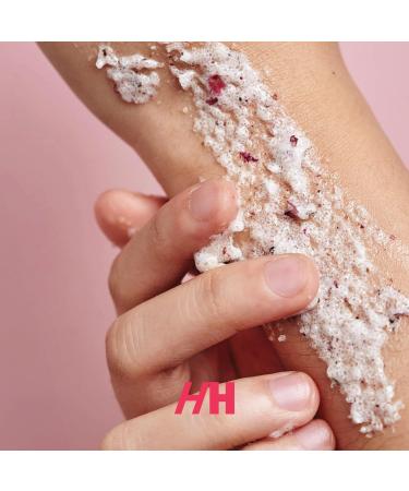 Rose Petal Scrub & Exfoliator | Natural Sugar Body Scrub with Vitamin E for Toning & Cellulite Care | Handmade Heroes - International Shipping - Buy Online on GoSupps.com