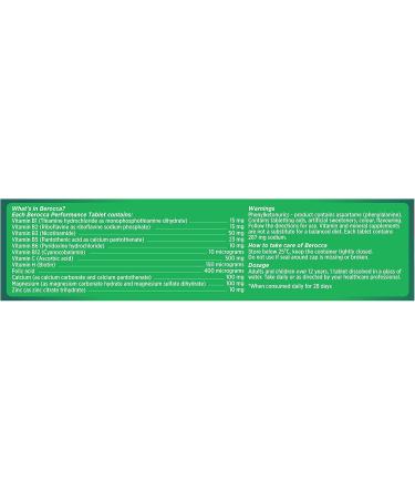Buy Berocca Performance 30 Effervescent Tablets - Original Berry Flavor Caffeine-Free - International Shipping Available - Buy Online on GoSupps.com
