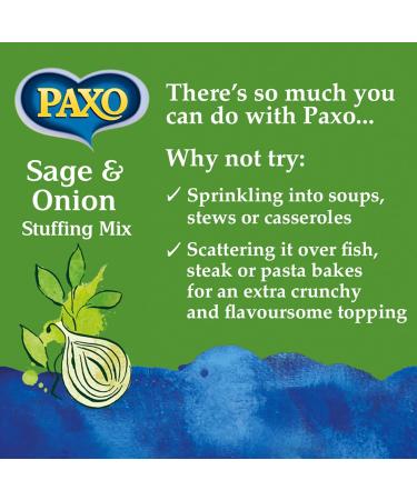 Paxo Sage and Onion Stuffing Mix 2.5 kg Tub - Authentic Flavor, Bulk Size | Pack of 1 - Buy Online on GoSupps.com