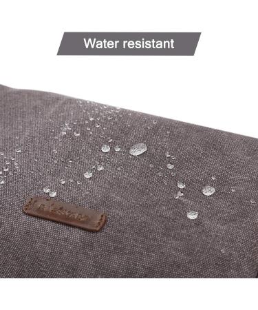 BAGSMART Men's Travel Toiletry Bag Organizer - Grey Canvas Dopp Kit Medium - Buy Online on GoSupps.com