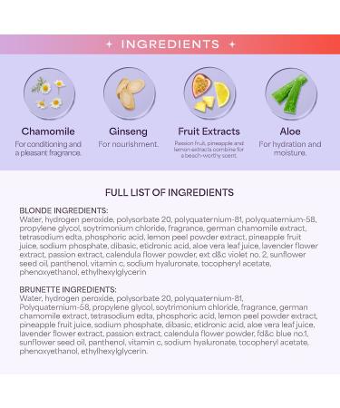 Hally Hair Lightener Spray Lighten Up for Blondes - Gentle & Easy to Use Sun Hair Lightening Spray Lightens Hair Up to 2-3 Shades - Hair Brightening Spray for Healthy Vibrant & Sun-Kissed Look For Blonde and Light Brown Hair - Buy Online on GoSupps.com