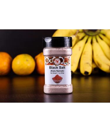 Taj Premium Indian Black Salt Powder - 7 Ounce Pack - Kala Namak - Buy Online on GoSupps.com