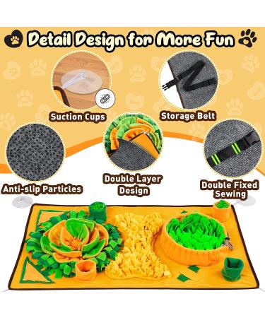 Interactive Snuffle Mat for Small to Medium Dogs, Puppies & Cats - Enrichment Toy for Boredom, Stimulation, and Stress Relief - Buy Online on GoSupps.com