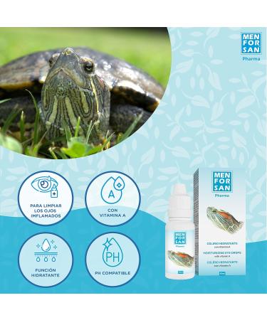 MENFORSAN Eye Drops for Turtles - Vitamin A Formula 15ml | Cleans Inflamed Eyes - International Shipping Available - Buy Online on GoSupps.com