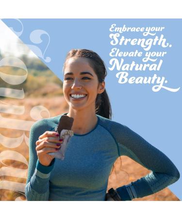 No Sugar Joybar Collagen Bar - Cookies and Cream - 0g Sugar 14g Protein - Nourish Inside & Out - Low Calorie High Protein Snack - Supports Skin Hair Nails & Joint Health - 12 Pack - Buy Online on GoSupps.com