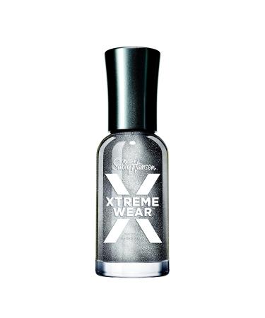 Sally Hansen Xtreme Wear Nail Polish Streak-Free Shiny Finish Long-Lasting Nail Color Silver Storm 0.12 fl oz Silver Storm 0.12 Fl Oz (Pack of 1)