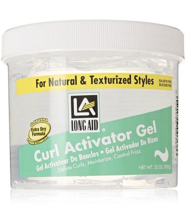 Long Aid Extra Dry Hair Activator Gel  32 Oz 2 Pound (Pack of 1)