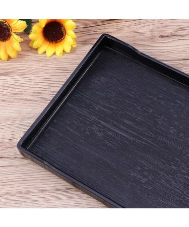 Reptile Food and Water Bowl-Large Reptile Water Dish Also Fit for Bath- Shallow Water Dish for Reptiles- Large Size (Black) Size 1 - Buy Online on GoSupps.com