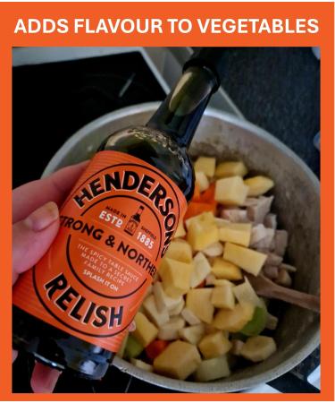Henderson's Relish 4x284ml Gluten Free Vegan/Vegetarian Use Instead of Worcestershire Sauce BBQ Barbecue Meat Mincer Burgers - Buy Online on GoSupps.com