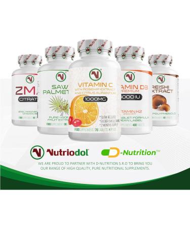 Nutriodol 1000mg Vitamin C Tablets with Rosehip & Bioflavonoids x 70 | Slow Release | Immune System Support - Buy Online on GoSupps.com