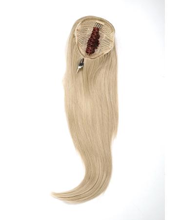 WIG ME UP - WK06-22 Hairpiece voluminous straight falling braid/ponytail mini butterfly clip elastic band approx. 60 cm ash blonde