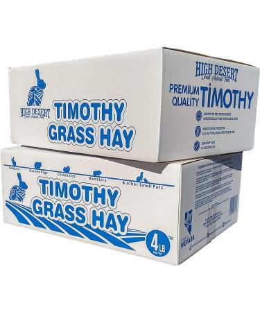 High Desert 2nd Cutting Timothy Grass Hay for Guinea Pigs, Rabbits & Small Pets - 4lb Pack - Buy Online on GoSupps.com