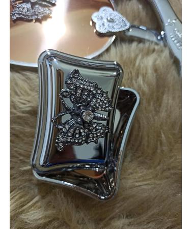 Vintage Antique Makeup Vanity Mirror Comb Hair Brush Set | Gold Hand Face Beauty Mirror | Antique Vanity Set - Buy Online on GoSupps.com