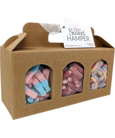 Fizzy Sweet Hamper Box - Sour Sweet Gift for Birthdays Mother's Day Valentine's Easter Father's Day Christmas - Buy Online on GoSupps.com