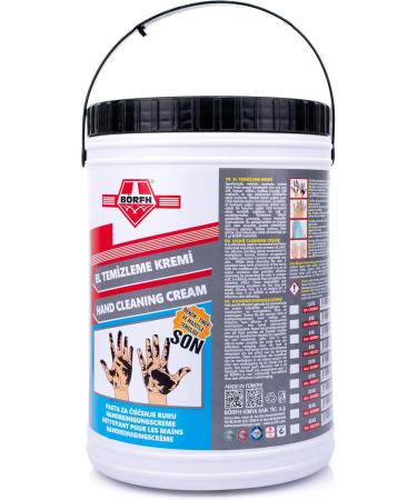 Borfh Hand Cleaning Cream 4 Kg | Industrial-Strength Solution for Deep Skin Cleansing Long-Lasting Protection and Effective Removal of Oil Tar Resin and More - Buy Online on GoSupps.com