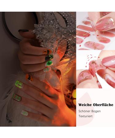 Buy Danni & Toni Gel Nail Foils - Trick or Treat UV Gel Film for Halloween | Pumpkins & Ghosts Design - Buy Online on GoSupps.com