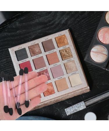 100pcs Disposable Silicone Eye Shadow & Lip Brushes - Premium Makeup Applicator Set - Buy Online on GoSupps.com