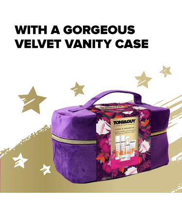 Toni&Guy Ultimate Care & Nourish with a Large Plush Velvet Vanity Gift Case Christmas Gift Set Perfect Gifts for Her 5 Piece - Buy Online on GoSupps.com