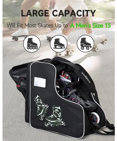 CELLGEAR Waterproof Roller Skate Bag - Adjustable Shoulder Strap - Black - Buy Online on GoSupps.com